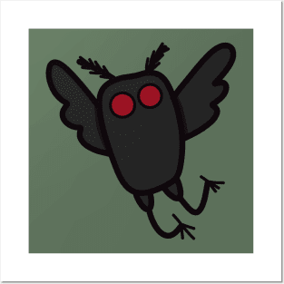 mothman Posters and Art